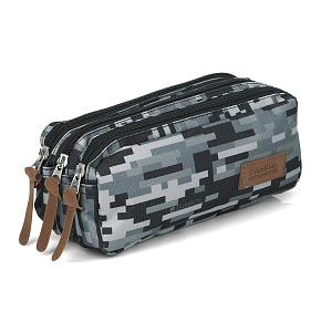 Pouzdro 3 zipy CAMO 216311