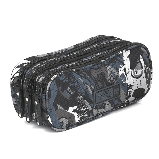Pouzdro 3 zipy CHAIN 216811
